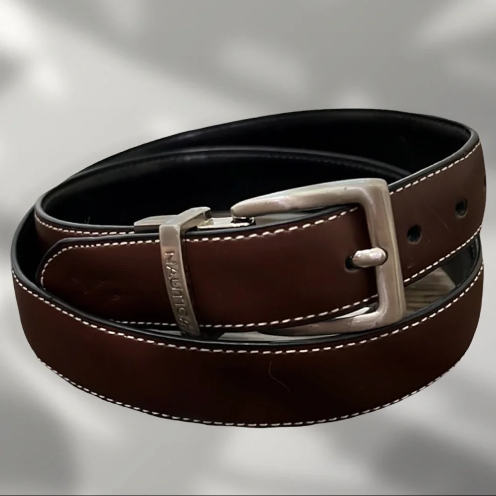 Boys Nautica reversible belt